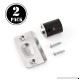 Drive In Ball Catch With Strike Plate for Closet Doors  Satin Nickel  13/16 x 1-1/8 Die-cast  Adjustable Tension Ball ，Pack of 2 - B07BKPZXNS