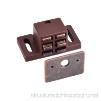 Plastic 25 lb Magnetic Catch for Shutters - Brown - 2 Pack - B009XDRLX4