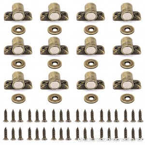 Sumnacon Magnetic Catches Latch for Cabinet Doors Cupboards Drawers Closet and Furniture Set of 12 Come With Screws - B07D4G9V8Y