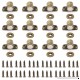 Sumnacon Magnetic Catches Latch for Cabinet  Doors  Cupboards  Drawers  Closet and Furniture  Set of 12 Come With Screws - B07D4G9V8Y