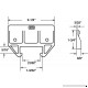Slide-Co 221904 Nylon Drawer Guide with 1-1/8" Track - B000LNPU4W