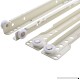 UHPPOTE Cold Rolled Plate Bottom Mount Drawer Slides (10in/25cm) - B071ZMKGMF
