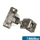 2 Pack Rok Hardware Grass TEC 864 108 Degree 1-1/2" Overlay 3 Level Soft Close Screw On Compact Cabinet Hinge 04549A-15 3-Way Adjustment 45mm Screw Hole Pattern - B071LN95X7