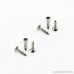 20 PCS Folding Butt Hinges Silver Tone Home Furniture Hardware Door Hinge with 120 PCS Stainless Steel Screws - B0716RCNM6