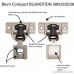 Blum (10 Pack) 1/2 Overlay Soft Close Hinge 38N355B.08 105° Blumotion with Screws Cover Caps ProCabinetBumpers Bumpers - B07BZ4NFVM