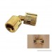 Pack of 2 Cylindrical 8mm Brass Barrel Invisible Furniture Hinge Concealed Hinge 180° Opening Angle - B011EGJ6I0