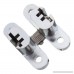Ranbo ( Pack of 2) hidden gate hinge stainless steel Invisible door hinges concealed barrel wooden box silver (1-3/4 inch) - B071XX3WY7