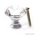 10pcs 30mm Clear Crystal Glass Knob Marrywindix Drawer Cabinet Pull Handle Knob for Home Kitchen Drawer - B00VTGMGD8