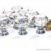 10pcs 30mm Clear Crystal Glass Knob Marrywindix Drawer Cabinet Pull Handle Knob for Home Kitchen Drawer - B00VTGMGD8