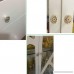 8Pcs Drawer Knobs YIFAN European Style Cupboard Cabinet Knobs Wardrobe Door Pull Handle(Dia. 32.5mm) - Ivory White - B01KJ9OT30