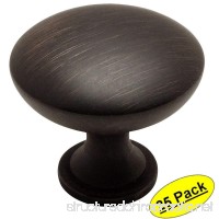 Cosmas 5305ORB Oil Rubbed Bronze Traditional Round Solid Cabinet Hardware Knob - 1-1/4 Diameter - 25 Pack - B01BO1SHR6