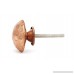 Hammered Copper Round Head Drawer Cabinet Knob Pull - Pack of 12 - B01MCZ6Q9V