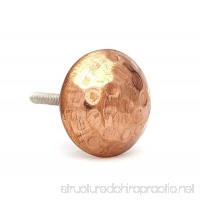 Hammered Copper Round Head Drawer  Cabinet Knob Pull - Pack of 12 - B01MCZ6Q9V