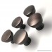 Southern Hills Oil Rubbed Bronze Cabinet Knobs - Pack of 5 - Round Cabinet Drawer Knobs Kitchen Hardware Cupboard Pulls SHKM013-ORB-5 - B00ED133VU