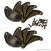 Tinksky Set of 10pcs Vintage Decorative Door Drawer Pull Handle Iron Semicircle Knobs (Bronze) - B01FXMT3KC