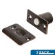 2 Pack Rok Hardware Oil Rubbed Bronze Adjustable Large Closet Cabinet Ball Catch Latch With Radius Corners And Strike - B071ZWWQ9B