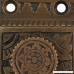 A29 Solid Brass Cabinet Latch with Flower Knob Weathered Bronze Finish - B00F730F2I