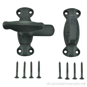 Cabinet Door Latches Black Hand Forged Iron | Renovator's Supply - B00AIIG9QS