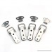 GBSTORE 4 Set Stainless Spring Loaded Toggle Case Box Chest Trunk Latch Catch Clamp Clip - B01K6MI6QG