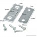 Nydotd 2 Set of Door Catch Latch Ultra Thin Strong Magnetic Catch with 8pcs Screws for Home Furniture Cabinet Cupboard Drawer Closet Door Catch - B07DL7DH4L