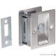 Rockwood 891.26D Brass Pocket Door Privacy Latch  2-1/2" Width x 2-3/4" Height  Satin Chrome Plated Finish - B00CYSL24O