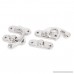 uxcell Box Lock Buckle Right Swing Arm Clasp Latches Toggle Hasp Silver Tone 10PCS - B01NAGKXPV