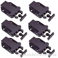 WHOSEE 6PCS Push To Open Catch Lock Drawer Cabinet Catch Touch Latch Cupboard Bedroom - B01MQ11JIV