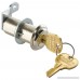 1-3/4 Long Cylinder Lock - Antique Brass keyed alike - B001DT1682