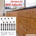 14 babyproofing locks gift pack +ReUse. SafeBaby & Child safety lock for cabinet drawers adjustable childproof fridge latch baby proof toilet seat dishwasher dresser closet house appliances.White - B075BP6846