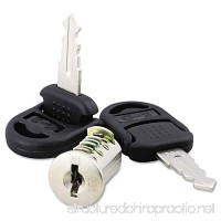 Alera ALEVA501111 Core Removable Lock and Key Set  Silver  Two Keys/Set - B008O5RK8I