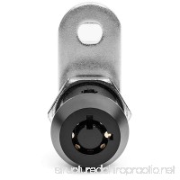 Black Tubular Cam Lock with 7/8" Cylinder  Keyed Alike - B07FKYKPCG