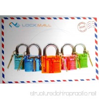 Bullkeys Brand New Colorful Transparent Lock for Players Practice (Transparent) - B01E38QFXK