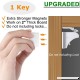 Child Proof Cabinets Locks Key - Extra Stronger Magnets Key Work with Most Brand Child Safety Locks - Universal Replacement - 1 Key (Locks not Including) - B078XGKFJS