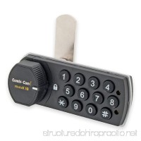 Combi-Cam 7910-K10-HRH-BLK Horizontal Electronic Drawer Lock with Cam  Black Finish - B010UJ3GAQ