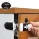 Drawer Locks for Baby  Cabinet Locks Child Safety Bathroom - Safety Magnetic Cabinet Lock  Cupboard Locks Baby With Key for Bedroom Kitchen Door - No Tools or Screws Required (4 Locks + 1 Key) - B077P6VV7W