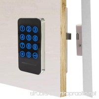 Electronic Cabinet Lock Kit Set  Digital Touch Keypad Lock  Password Entry and RFID Card / Wristband Entry  Keyless Door Lock Knob - B01HZKMZSM