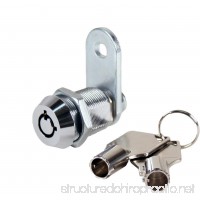 Kingsley Tubular Cam Lock with 7/8 Cylinder--Chrome Finish Keyed Alike - B01I0P3PLC