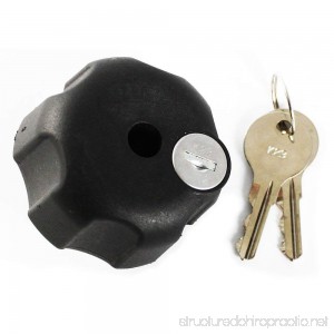Ram Mount Locking Knob with 1/4-Inch-20 Brass Hole for B Size Arms (Black) - B001GFCZV0