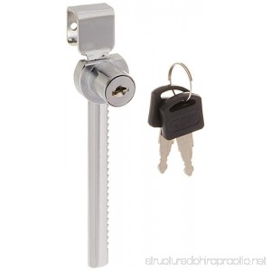 Serrated Type Metal Show Case Lock for Sliding Glass Window - B009IS9VZK