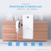 Smart Bluetooth Lock for All Kinds of Drawer and Cabinet Multifunctional Bluetooth APP for Android and iOS Quick and Easy to Install - B07F58T4QF