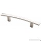 AVIANO 25 Pack Modern Curved Subtle Arch Handle Pull with 3" Hole Centers  Satin Nickel Finish - B06XDXH92M