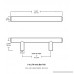 Franklin Brass P15510K-SS-B European Steel Bar Style Kitchen Cabinet Drawer Handle Pull 3-inch (25 Pack) - B011RZDL84