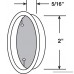Prime-Line N 7206 Closet Door Finger Pull 2-Inch Satin Nickel (Pack of 2) - B000X9V7R8