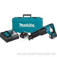 Makita XRJ05T 18V LXT Lithium-Ion Brushless Cordless Recipro Saw Kit (5.0Ah) - B0733P3HT6