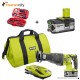 Ryobi 18-Volt ONE+ Reciprocating Saw Kit with Lithium Plus 4.0Ah Battery Charger and Bag P1962N and Toucan City Tool Kit (9-Piece) - B07BSHZLMJ