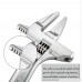 Adjustable Wrench KISENG 16-68mm Mini Adjustable Spanner Short Shank Large Openings Ultra-Thin - B01LH82IH6