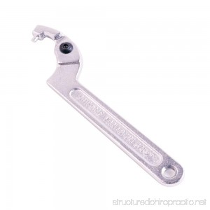 Eowpower Chrome Vanadium Adjustable C Spanner Hook Wrench Tool - 3/4-2(19-51mm) - B074C2GH6R