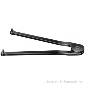 JW Winco A40618 Black Finish Steel Adjustable Pin-Type Face Spanner for Round Nuts with Drilled Holes 11mm - 60mm Size 160mm Length x 4mm Thick 3mm Diameter x 4mm Length Pin - B00GV31Y5A