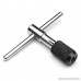 VEBE M3-M6 Adjustable T-handle Tap Wrench + 4 pcs M3 M4 M5 M6 Machine Screw Metric Thread Plug Taps Set + 4 pcs Drill Bits Set - B06X9YV16Z