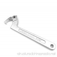 Vmotor Chrome Vanadium C Spanner Tool Adjustable Hook Wrench - 2-4 3/4"(51-121mm) - B076PD9FJT
